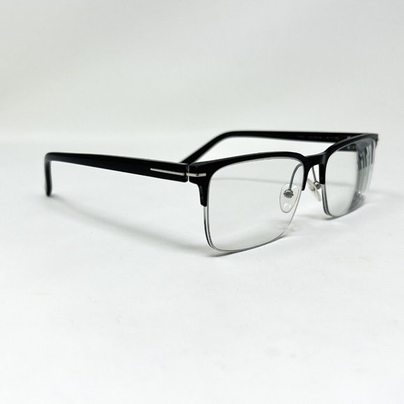Tumi VTU024 0531 Black Eyeglasses Men'sSemi Rimless Optical Frame 56 [] 17 145